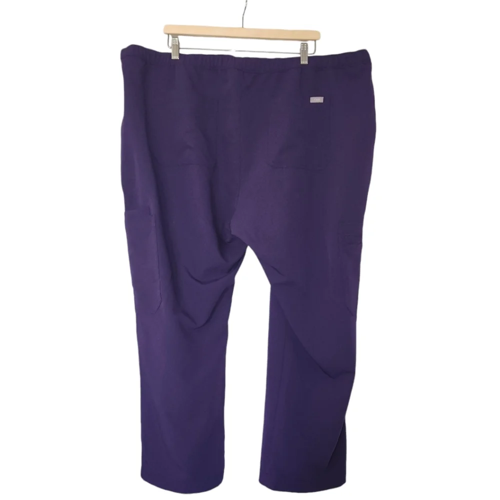 Figs Plus Size Purple Scrub Pant 5XL
